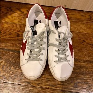 Golden goose super star leather sneakers size 39